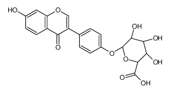 (2S,3S,4S,5R,6S)-3,4,5-trihydroxy-6-[4-(7-hydroxy-4-oxochromen-3-yl)phenoxy]oxane-2-carboxylic acid 264236-77-3