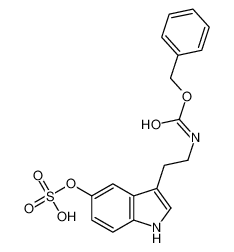 N-苄氧羰基血清素O-硫酸盐