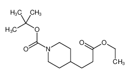 4-(3-乙氧基-3-氧代丙基)哌啶-1-羧酸叔丁酯