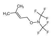 33022-10-5 N-(3-methyl-but-2-en-oxy)-bis(trifluoromethyl)-amine