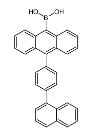 [10-(4-naphthalen-1-ylphenyl)anthracen-9-yl]boronic acid 853945-50-3