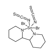 91235-59-5 6,6-dibromo-6,6-diisothiocyanatodecahydro-6H-6l<sup>6</sup>-[1,3,2]diazastannolo[1,5-a:3,4-a']dipyridine