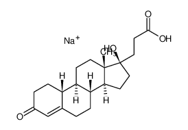 6626-59-1 structure, C21H30NaO4+
