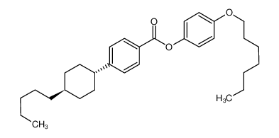 4-反式-(4-戊基环己基)苯甲酸对庚氧基苯酚酯