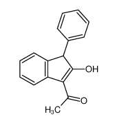 1-(2-hydroxy-3-phenyl-3H-inden-1-yl)ethanone 33925-32-5