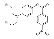 [4-[bis(2-bromoethyl)amino]phenyl] 4-nitrobenzoate 23521-13-3