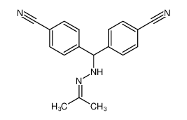 1280504-38-2 spectrum, 2-(propan-2-ylidine)-1-[di-(4-cyanophenyl)methyl]hydrazine