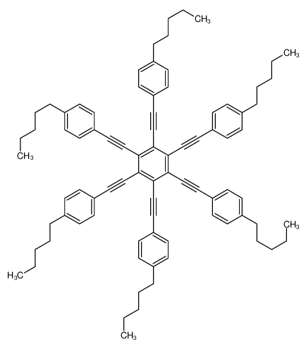 1,2,3,4,5,6-六[2-(4-戊基苯基)乙炔基]苯