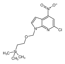 6-氯-4-硝基-1-[[2-(三甲基甲硅烷基)乙氧基]甲基]-1H-吡咯并[2,3-b]吡啶