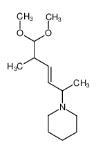 76251-80-4 spectrum, (E)-1-(6,6-dimethoxy-5-methylhex-3-en-2-yl)piperidine