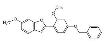 63604-96-6 2-(4'-Benzyloxy-2-methoxyphenyl)-6-methoxybenzo[b]furan