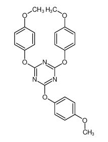 2,4,6-tris(4-methoxyphenoxy)-1,3,5-triazine 25940-64-1