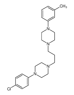 1-(4-chlorophenyl)-4-[3-[4-(3-methylphenyl)piperazin-1-yl]propyl]piperazine