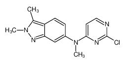 N-(2-氯嘧啶-4-基)-N-甲基-2,3-二甲基-2H-吲唑-6-胺