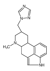 (6aR,9R)-7-methyl-9-(1,2,4-triazol-1-ylmethyl)-6,6a,8,9,10,10a-hexahydro-4H-indolo[4,3-fg]quinoline 105579-47-3