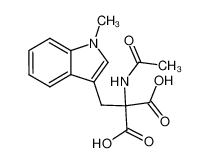 101113-33-1 acetylamino-(1-methyl-indol-3-ylmethyl)-malonic acid