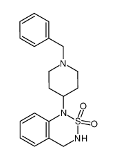 98767-79-4 1-benzyl-4-(3,4-dihydro-2,2-dioxo-1H-2,1,3-benzothiadiazin-1-yl)piperidine