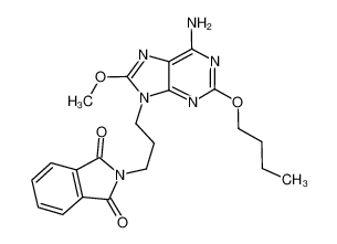 866268-36-2 structure, C21H24N6O4