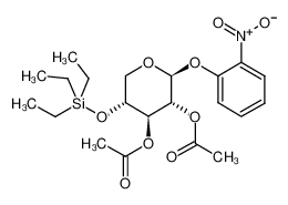 2-硝基苯基2,3-二-O-乙酰基-4-O-三乙基甲硅烷基-β-D-吡喃木糖苷