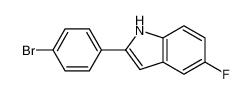 885266-74-0 structure, C14H9BrFN