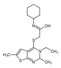 606113-42-2 structure, C18H27N3OS2