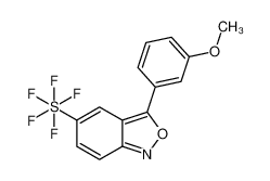 1379812-04-0 3-(3-Methoxyphenyl)-5-(pentafluoro-λ<sup>6</sup>-sulfanyl)-2,1-benzoxazole