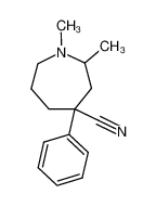 111586-32-4 1,2-dimethyl-4-phenyl-hexahydro-azepine-4-carbonitrile