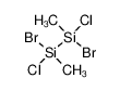 94819-05-3 structure, C2H6Br2Cl2Si2