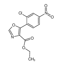 320411-29-8 5-(2-chloro-4-nitrophenyl)-4-carboethoxyoxazole