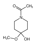 76360-21-9 1-(4-hydroxy-4-methoxypiperidin-1-yl)ethan-1-one