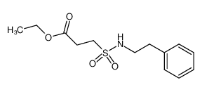 111874-89-6 ethyl 3-(N-phenethylsulfamoyl)propanoate