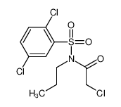 2-chloro-N-(2,5-dichlorophenyl)sulfonyl-N-propylacetamide 88522-29-6