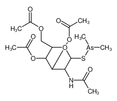 76235-27-3 structure, C16H26AsNO8S