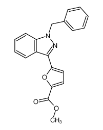 170632-13-0 1-benzyl-3-(5-methoxycarbonyl-furan-2-yl)-1H-indazole