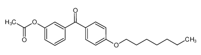 [3-(4-heptoxybenzoyl)phenyl] acetate 890100-10-4