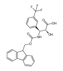 (2S,3S)-3-(9H-fluoren-9-ylmethoxycarbonylamino)-2-hydroxy-3-[3-(trifluoromethyl)phenyl]propanoic acid 959581-13-6