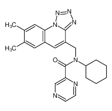 604779-60-4 structure, C23H25N7O