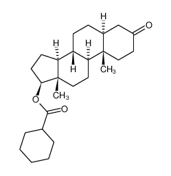 17.β.-hydroxyandrostan-3-one-17-hexahydrobenzoate 20592-38-5