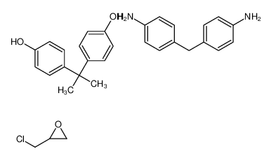 4-[(4-aminophenyl)methyl]aniline,2-(chloromethyl)oxirane,4-[2-(4-hydroxyphenyl)propan-2-yl]phenol 40364-42-9