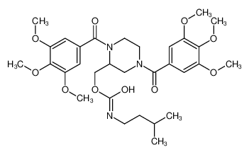 129230-06-4 structure, C31H43N3O10