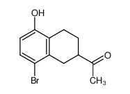 86535-30-0 2-Acetyl-8-bromo-5-hydroxy-1,2,3,4-tetrahydronaphthalene