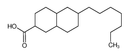 6-heptyl-1,2,3,4,4a,5,6,7,8,8a-decahydronaphthalene-2-carboxylic acid