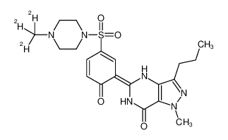 1346603-75-5 structure, C20H23D3N6O4S