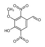 2698-73-9 spectrum, 4-hydroxy-3-methoxy-2,5-dinitrobenzaldehyde
