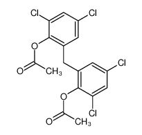 [2-[(2-acetyloxy-3,5-dichlorophenyl)methyl]-4,6-dichlorophenyl] acetate 7507-67-7