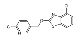 4-Chloro-2-[(6-chloro-3-pyridinyl)methoxy]-1,3-benzothiazole 887581-20-6