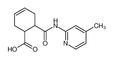 3-Cyclohexene-1-carboxylicacid,6-[[(4-methyl-2-pyridinyl)amino]carbonyl]- 545343-57-5