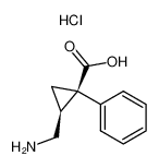 (+/-)-(Z)-1-phenyl-2-(aminomethyl)cyclopropanecarboxylic acid hydrochloride 105310-28-9