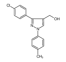 (3-(4-CHLOROPHENYL)-1-P-TOLYL-1H-PYRAZOL-4-YL)METHANOL 36640-60-5