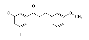 898775-07-0 structure, C16H14ClFO2